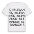 Dirlewang ordlek t-shirt