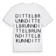 Dittelbrunn ordlek t-shirt