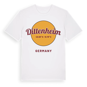 Dittenheim cirkel t-shirt – ekologisk bomull t-shirt från Pinshirt