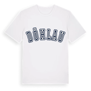 Döhlau college t-shirt – ekologisk bomull t-shirt från Pinshirt