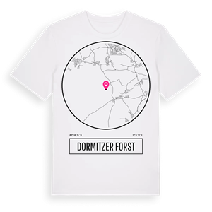 Dormitzer Forst t-shirt – ekologisk bomull t-shirt från Pinshirt