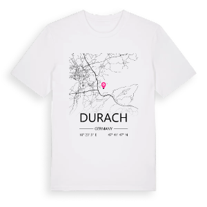 Durach karta t-shirt – ekologisk bomull t-shirt från Pinshirt
