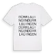 Dürrlauingen ordlek t-shirt