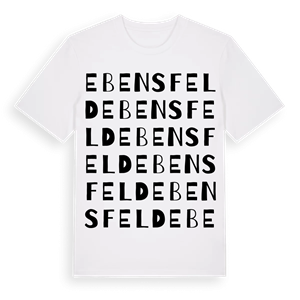 Ebensfeld ordlek t-shirt – ekologisk bomull t-shirt från Pinshirt
