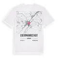 Ebermannstadt karta t-shirt