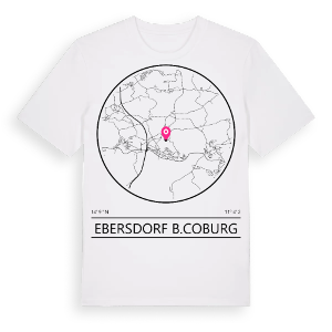 Ebersdorf b.Coburg t-shirt – ekologisk bomull t-shirt från Pinshirt