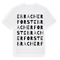 Ebracher Forst ordlek t-shirt