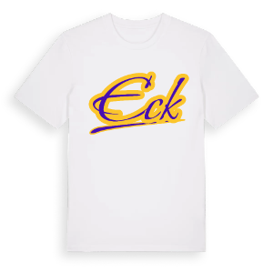 Eck baseball t-shirt – ekologisk bomull t-shirt från Pinshirt