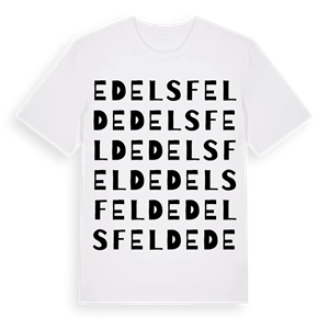 Edelsfeld ordlek t-shirt – ekologisk bomull t-shirt från Pinshirt