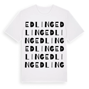 Edling ordlek t-shirt – ekologisk bomull t-shirt från Pinshirt