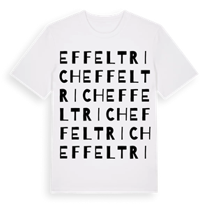Effeltrich ordlek t-shirt – ekologisk bomull t-shirt från Pinshirt