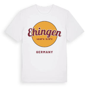 Ehingen cirkel t-shirt – ekologisk bomull t-shirt från Pinshirt