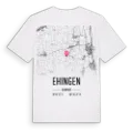 Ehingen karta t-shirt