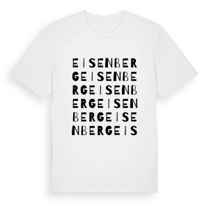 Eisenberg ordlek t-shirt – ekologisk bomull t-shirt från Pinshirt
