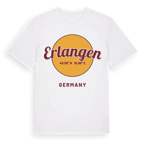 Erlangen cirkel t-shirt – ekologisk bomull t-shirt från Pinshirt
