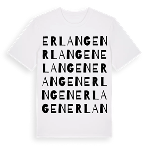 Erlangen ordlek t-shirt – ekologisk bomull t-shirt från Pinshirt