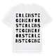 Erlenstegener Forst ordlek t-shirt