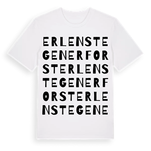 Erlenstegener Forst ordlek t-shirt – ekologisk bomull t-shirt från Pinshirt