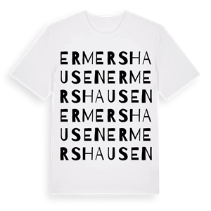 Ermershausen ordlek t-shirt – ekologisk bomull t-shirt från Pinshirt