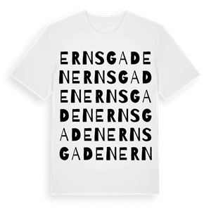 Ernsgaden ordlek t-shirt – ekologisk bomull t-shirt från Pinshirt