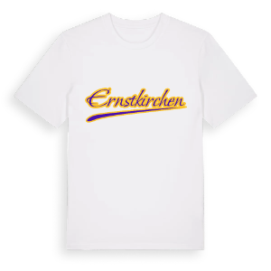 Ernstkirchen baseball t-shirt – ekologisk bomull t-shirt från Pinshirt