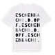 Eschenbach i.d.OPf. ordlek t-shirt