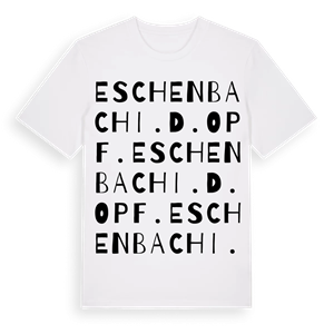Eschenbach i.d.OPf. ordlek t-shirt – ekologisk bomull t-shirt från Pinshirt