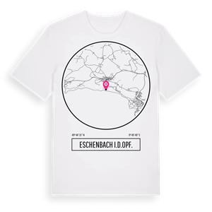 Eschenbach i.d.OPf. t-shirt – ekologisk bomull t-shirt från Pinshirt