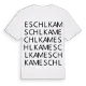 Eschlkam ordlek t-shirt