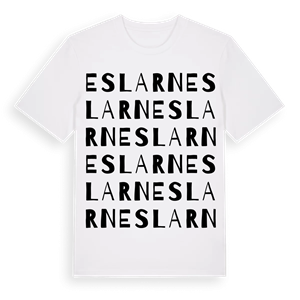 Eslarn ordlek t-shirt – ekologisk bomull t-shirt från Pinshirt