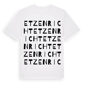 Etzenricht ordlek t-shirt – ekologisk bomull t-shirt från Pinshirt