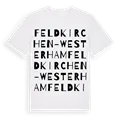 Feldkirchen-Westerham ordlek t-shirt