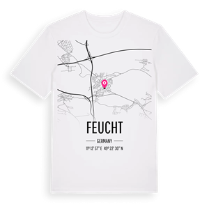 Feucht karta t-shirt – ekologisk bomull t-shirt från Pinshirt