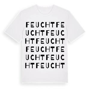 Feucht ordlek t-shirt – ekologisk bomull t-shirt från Pinshirt