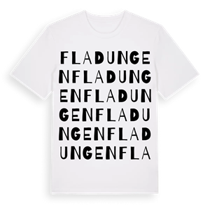 Fladungen ordlek t-shirt – ekologisk bomull t-shirt från Pinshirt