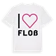 Jag älskar Floß t-shirt stort tryck