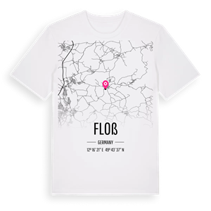 Floß karta t-shirt – ekologisk bomull t-shirt från Pinshirt