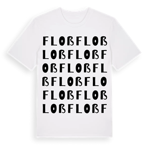 Floß ordlek t-shirt – ekologisk bomull t-shirt från Pinshirt