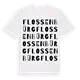 Flossenbürg ordlek t-shirt