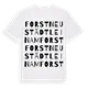 Forst Neustädtlein am Forst ordlek t-shirt