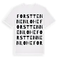 Forst Tennenlohe ordlek t-shirt
