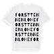 Forst Tennenlohe ordlek t-shirt