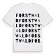 Forstwald ordlek t-shirt