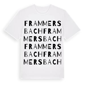 Frammersbach ordlek t-shirt – ekologisk bomull t-shirt från Pinshirt