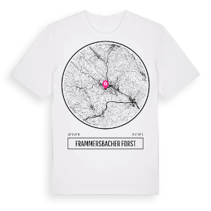 Frammersbacher Forst t-shirt – ekologisk bomull t-shirt från Pinshirt