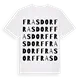 Frasdorf ordlek t-shirt