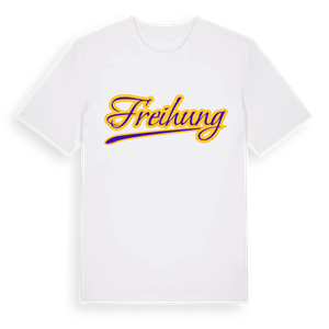 Freihung baseball t-shirt – ekologisk bomull t-shirt från Pinshirt