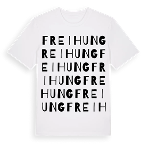 Freihung ordlek t-shirt – ekologisk bomull t-shirt från Pinshirt