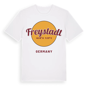 Freystadt cirkel t-shirt – ekologisk bomull t-shirt från Pinshirt