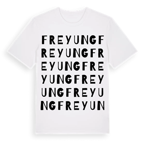 Freyung ordlek t-shirt – ekologisk bomull t-shirt från Pinshirt